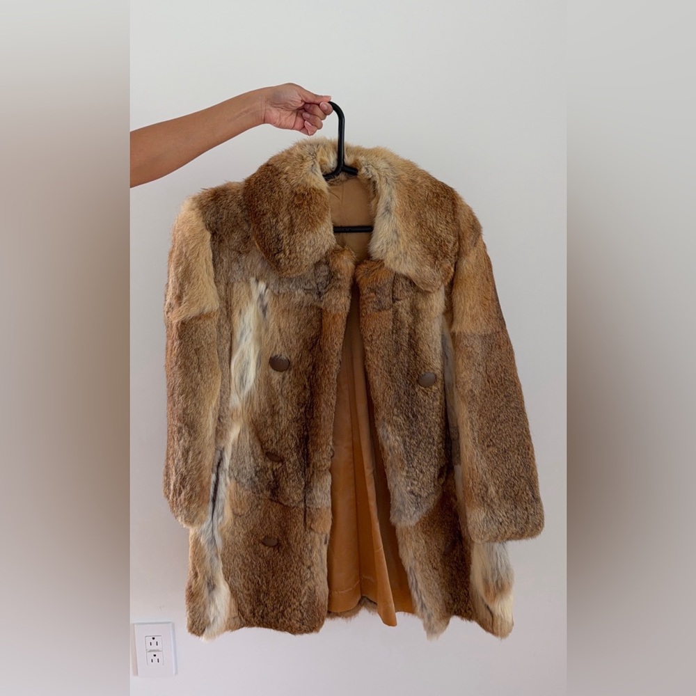 Vintage Classic Brown Fur Coat - Real Fur